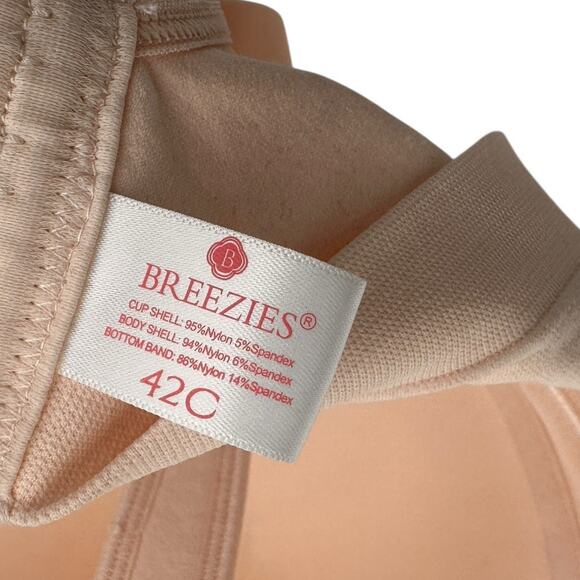 Breezies Nude Bra Size 42C - Picture 4 of 6